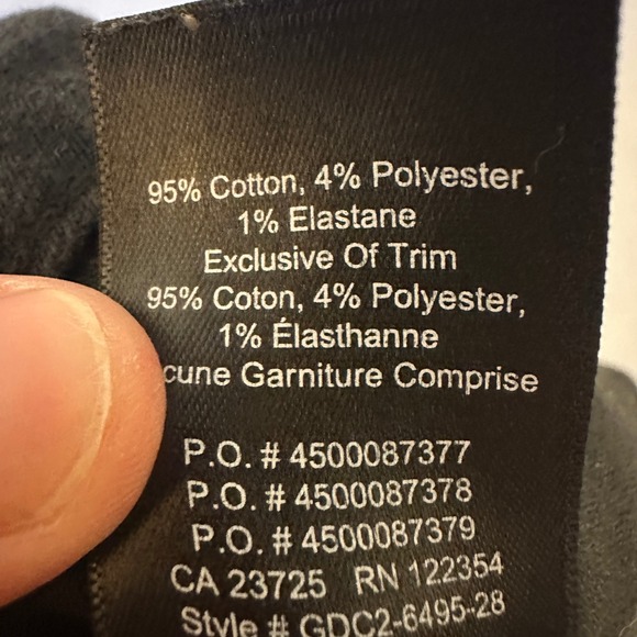 Sunday Best Denim Cut-Off Shorts Frayed Distressed High-Rise Black Women Size 28 - Picture 9 of 13